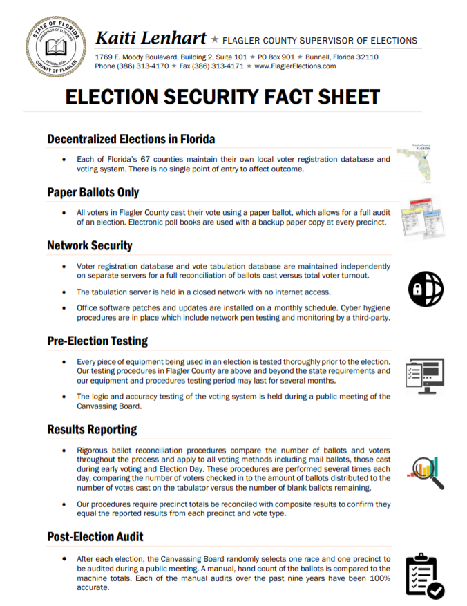 Election Security Fact Sheet Image