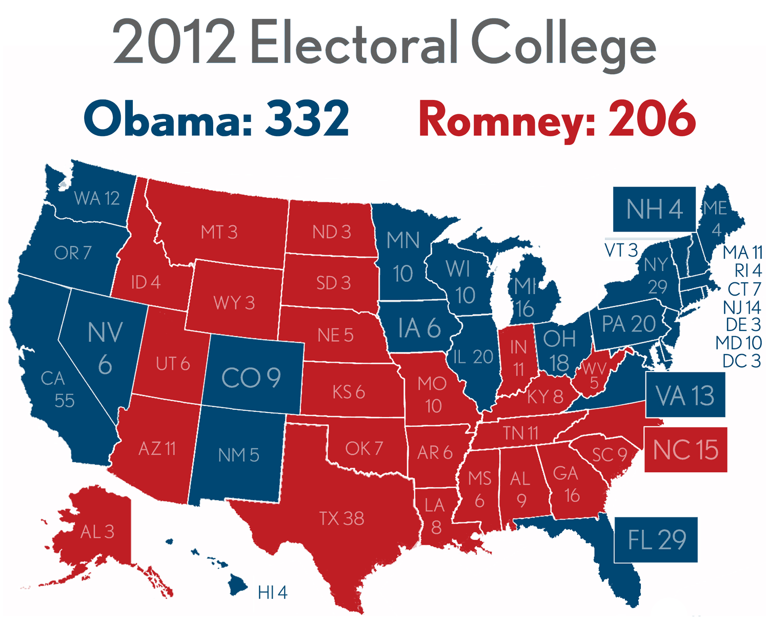 how many electoral votes does florida have in 2012